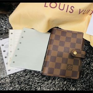 Louis Vuitton Pm Agenda Damier Ebene